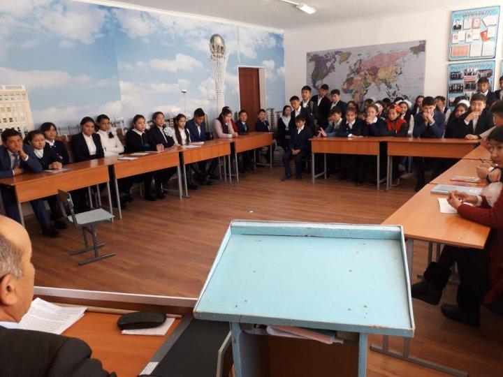 Оқушылар сыбайлас жемқорлыққа қарсы